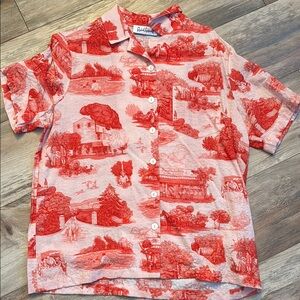 NWOT Rachel Antonoff Sopranos print shirt